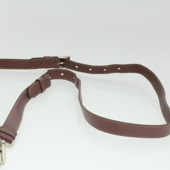 PRADA Shoulder Bag Nylon Wine Red - Picture 9 of 9